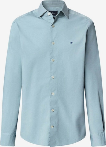 Hackett London Hemd in Blau: Vorderseite
