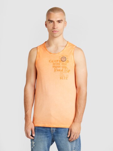 T-Shirt CAMP DAVID en orange : devant