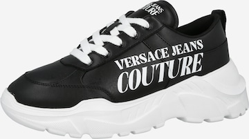 Versace Jeans Couture Matalavartiset tennarit 'FONDO SPEEDTRACK' värissä musta: etupuoli