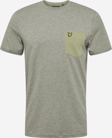 Tricou de la Lyle & Scott pe gri: față