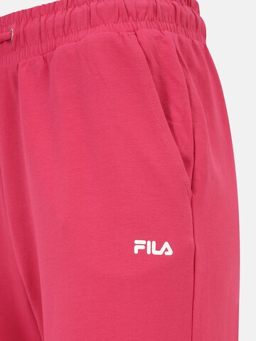 Effilé Pantalon FILA en rouge