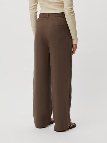 LeGer by Lena Gercke Loose fit Pleat-front trousers 'Elena' in Brown