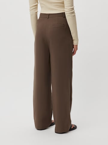 LeGer by Lena Gercke Loose fit Pleat-front trousers 'Elena' in Brown