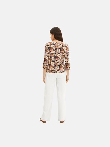 TOM TAILOR Blouse in Bruin