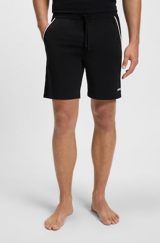 Pantalon de pyjama BOSS en noir : devant