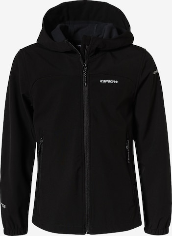 ICEPEAK Softshelljacke 'KOBRYN' in Schwarz: predná strana