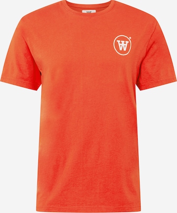 WOOD WOOD T-Shirt in Rot: predná strana