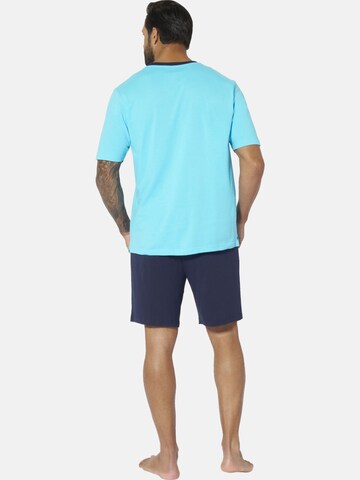 Jan Vanderstorm Short Pajamas 'Edin' in Blue