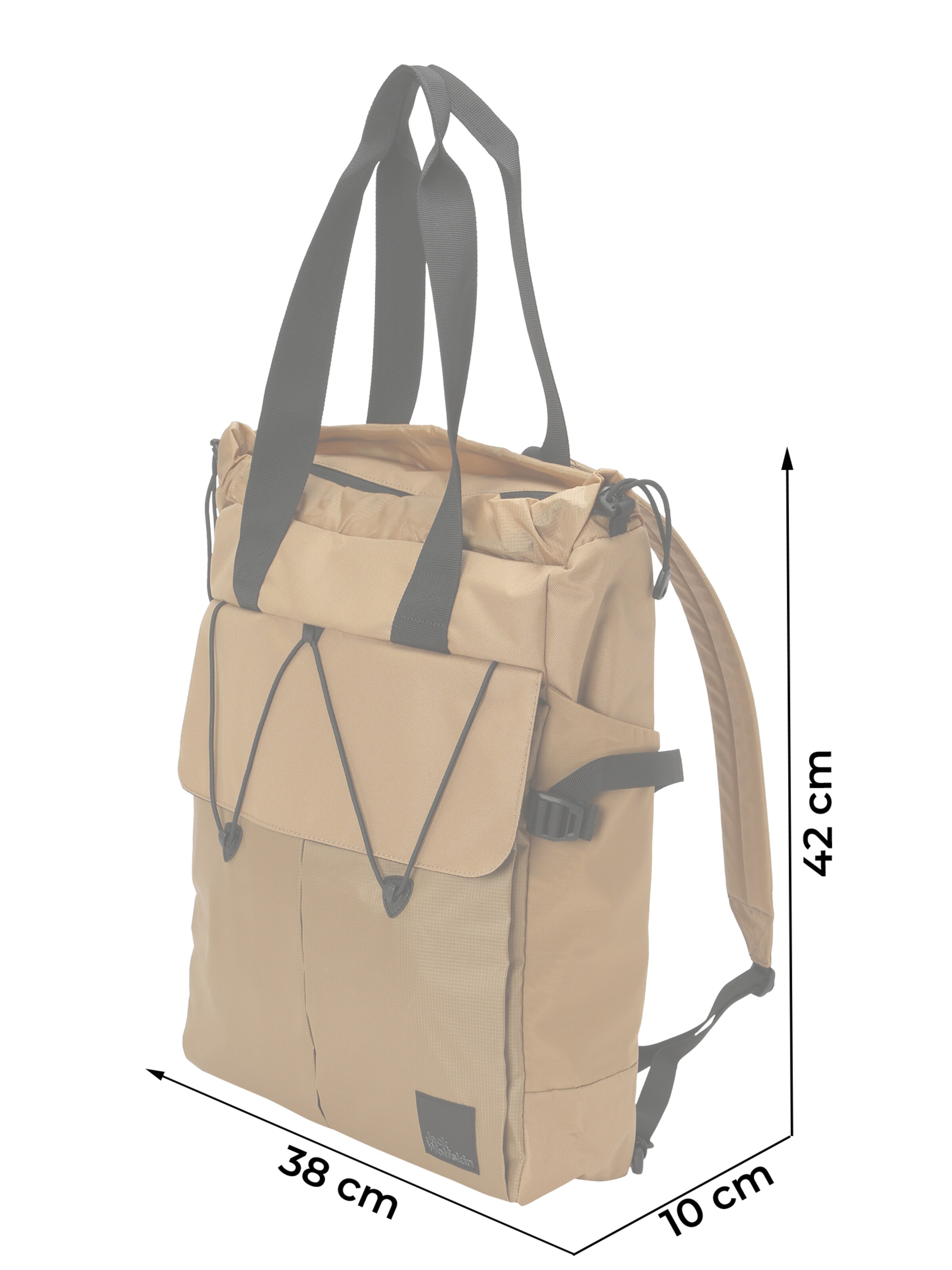 JACK WOLFSKIN Kabelka na rameno - Hnedá