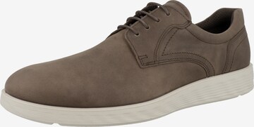 ECCO Athletic Lace-Up Shoes in Brown: front