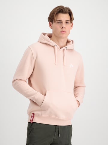 ALPHA INDUSTRIES Regular Fit Sweatshirt in Pink