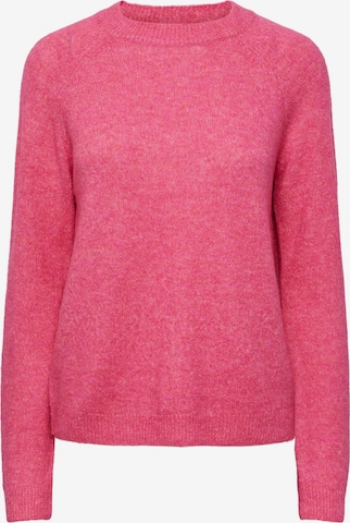 PIECES Sweter 'Juliana' w kolorze różowy: przód