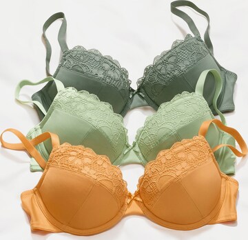 PETITE FLEUR Бюстгальтер в Коричневый: спереди