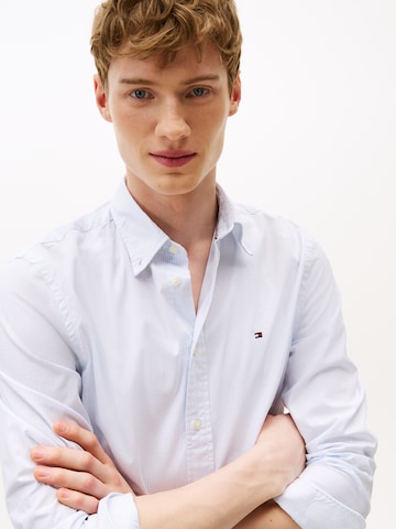 TOMMY HILFIGER Regularny krój Koszula 'FLEX' w kolorze biały