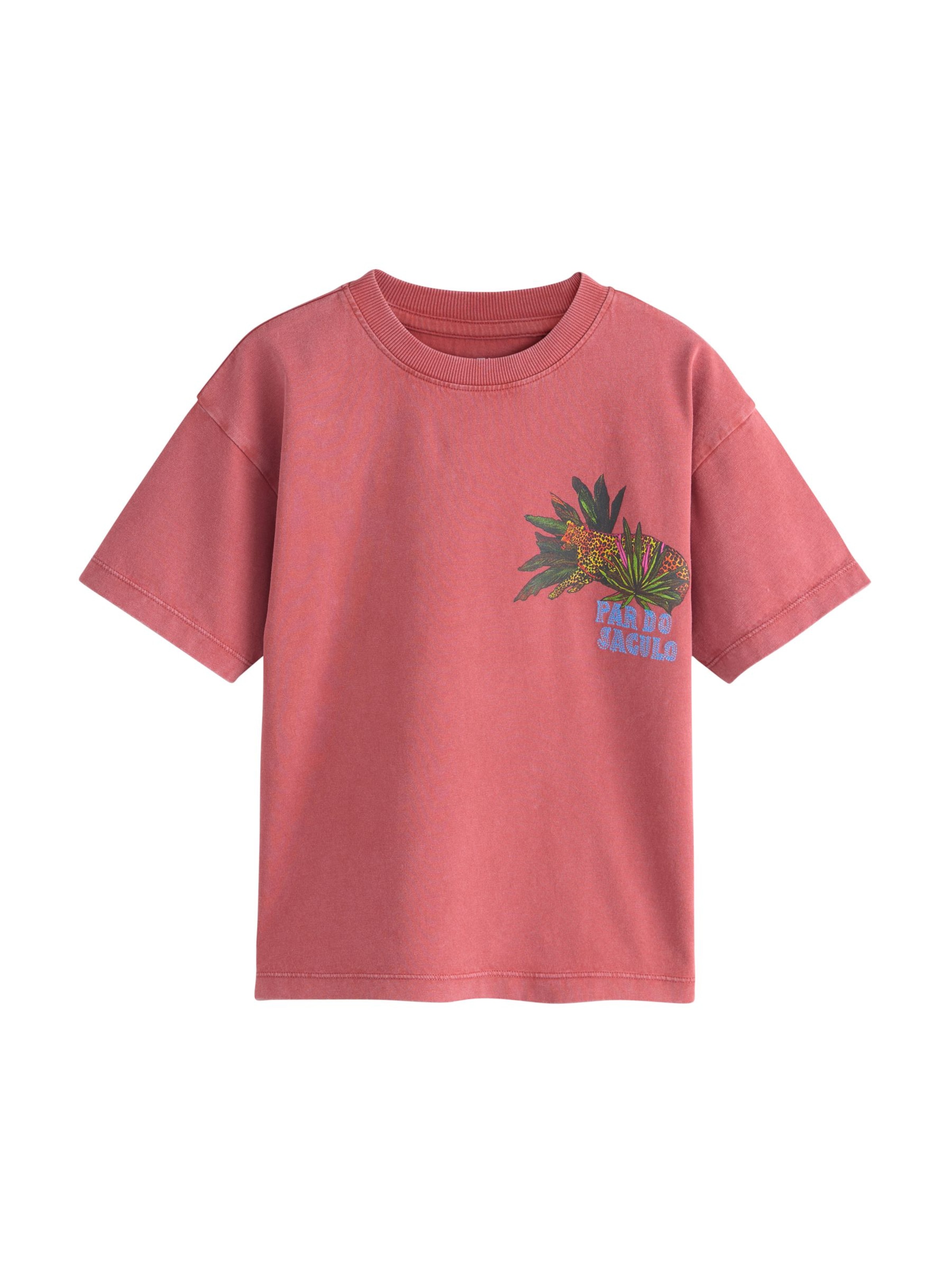 Next T-Shirt in Rot: Vorderseite