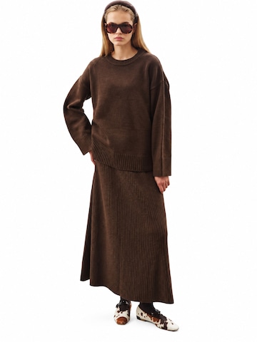 MANUKA Fleecejacke‌‌ in Braun: Vorderseite