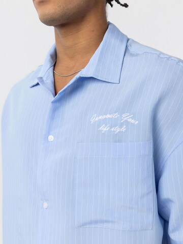 Dandalo Comfort fit Button Up Shirt in Blue