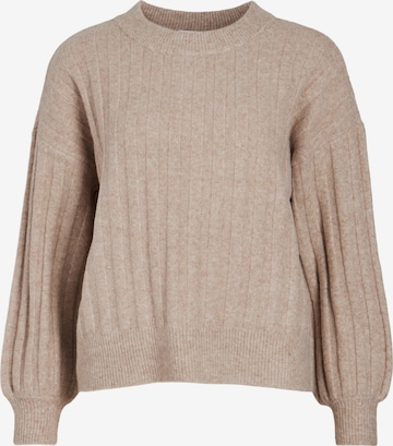 VILA Sweater 'TYCIA' in Beige: front