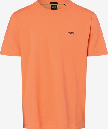 BOSS Shirt ' Tee ' in Red: front