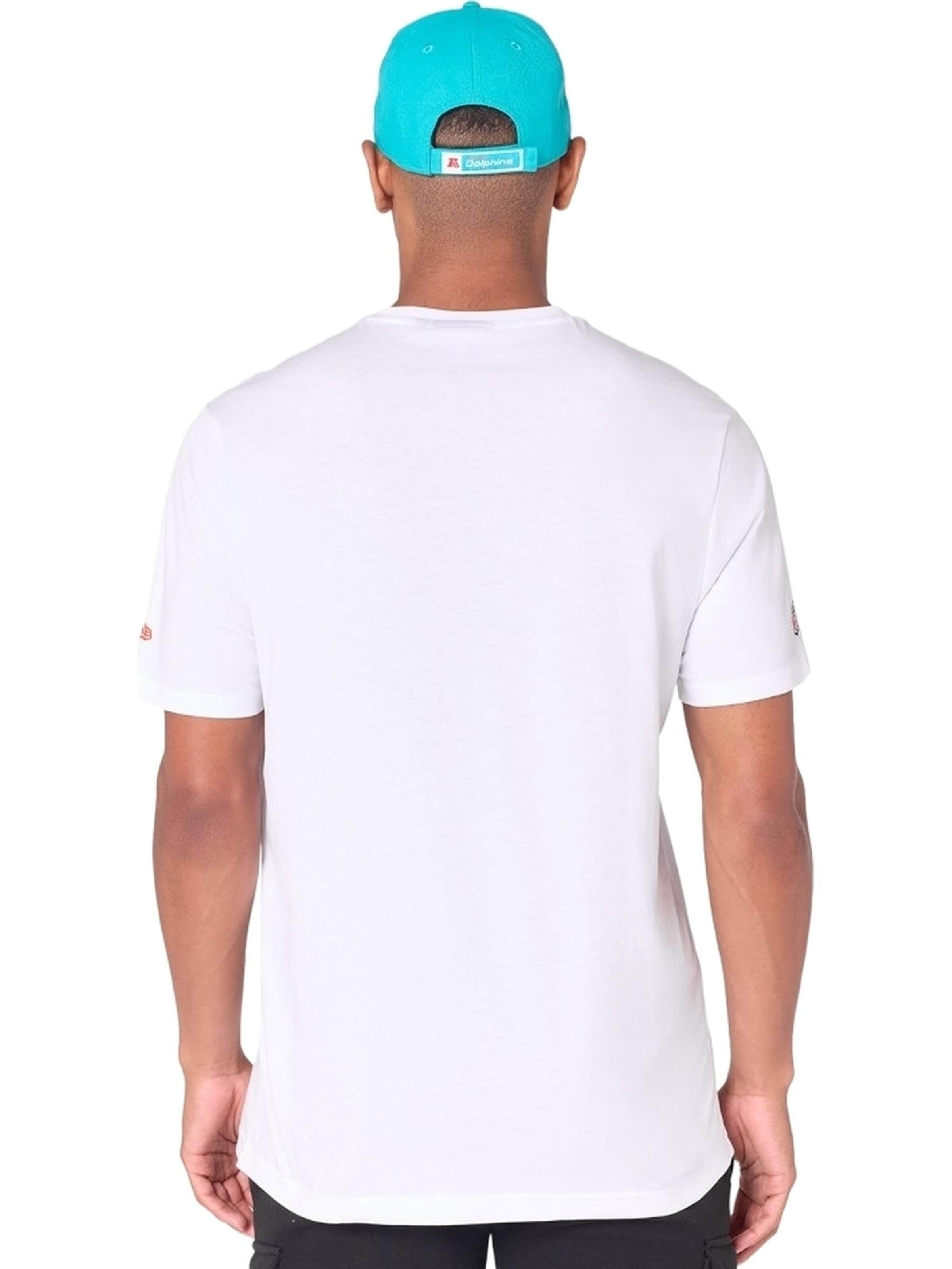NEW ERA - Camiseta 'Camiseta new era blanca miami dolphins nos nfl regular tee miadol' en blanco