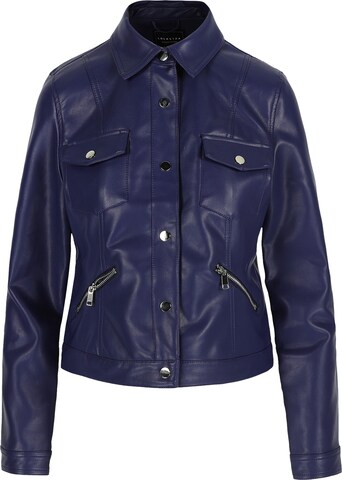 LolaLiza Between-Season Jacket in Blue: front