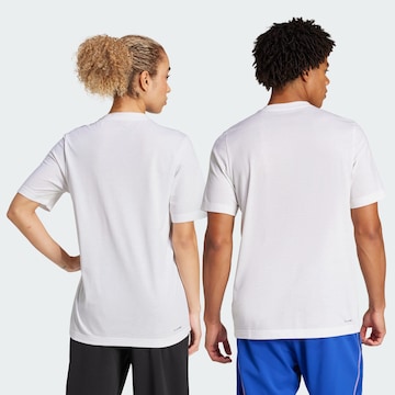 T-Shirt fonctionnel 'Frankreich Handball' ADIDAS PERFORMANCE en blanc