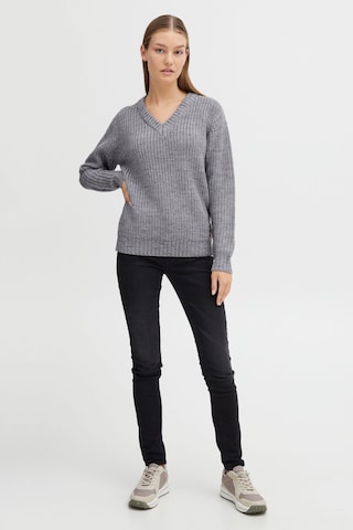 Oxmo Strickpullover in Grau: predná strana