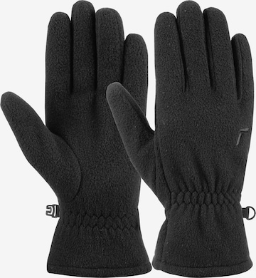 REUSCH Full Finger Gloves 'Magic' in Black: front