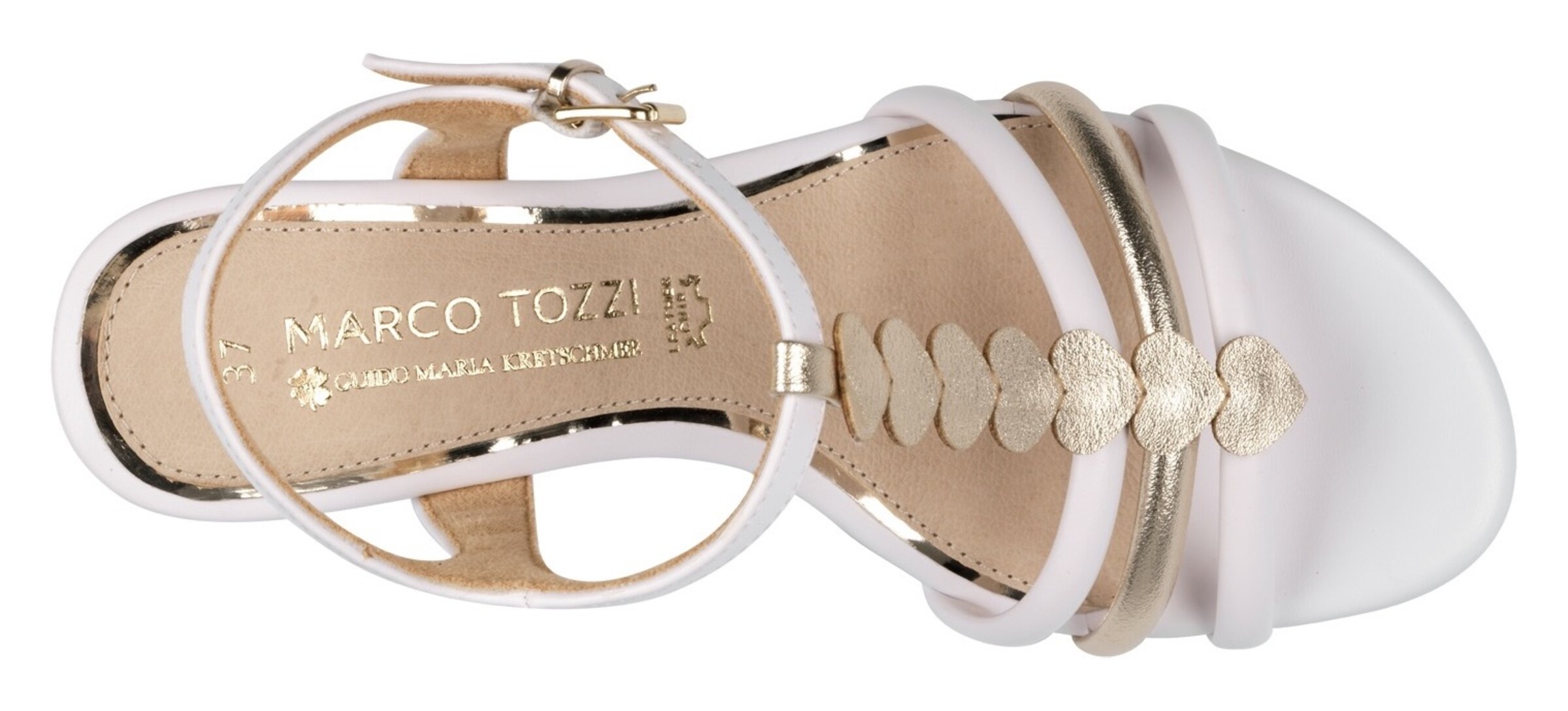 MARCO TOZZI by GUIDO MARIA KRETSCHMER Sandale in Weiß