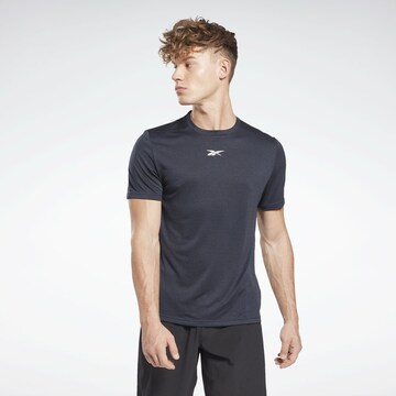 Reebok Regular Fit Toiminnallinen paita 'Workout Ready' värissä musta: edessä