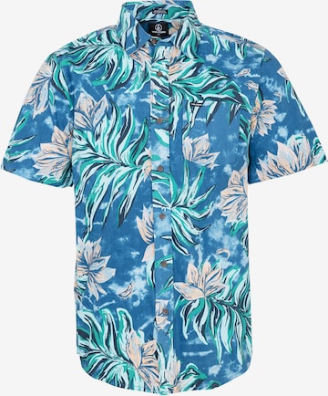 Volcom Regular fit Button Up Shirt 'Marble' in Blue: front