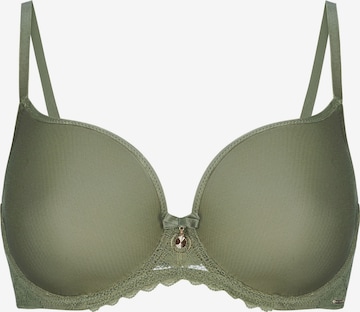 Marc & André T-shirt Bra 'Modern muse' in Green: front