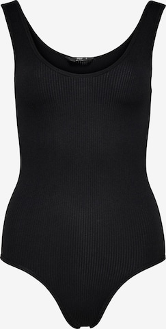 ONLY - Camisa body 'GWEN' em preto: frente