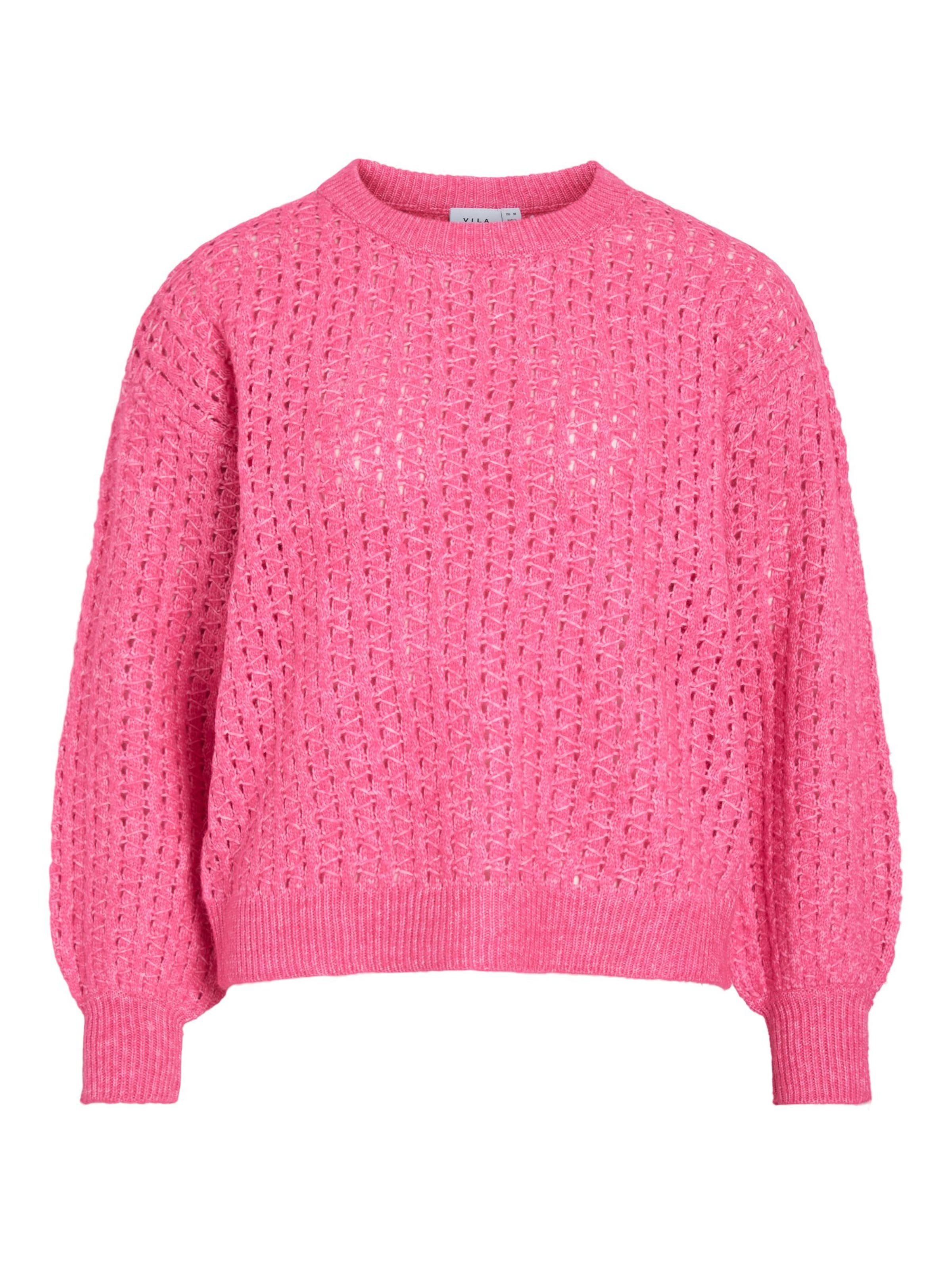 Pull-over 'VIRYLEIGH' VILA en rose : devant