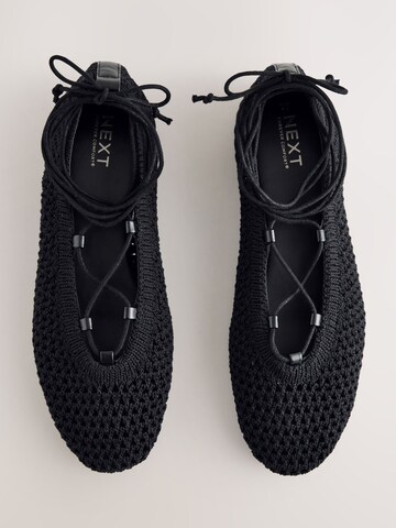 juoda Next Balerinos su dirželiais 'Forever Comfort'