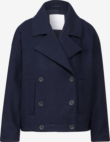Street One Studio Between-Season Jacket in Blue: front