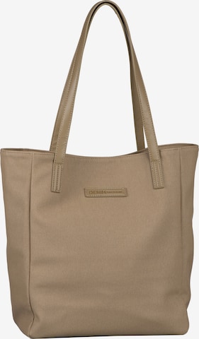 TOM TAILOR DENIM Shopper in Beige: front