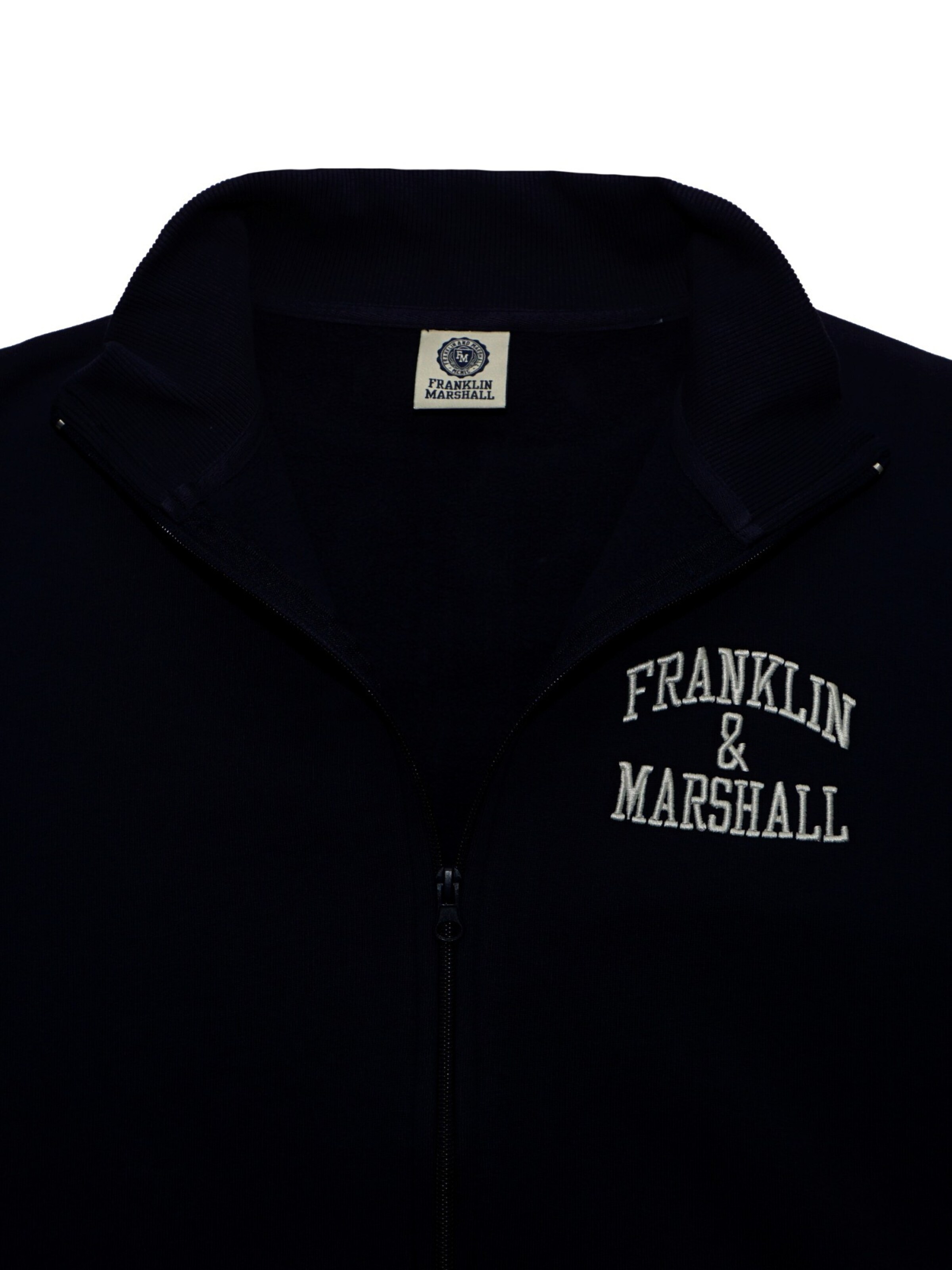 FRANKLIN & MARSHALL Sweatjakke i sort