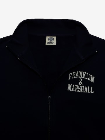 FRANKLIN & MARSHALL Sweatjacke in Schwarz