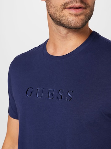 GUESS - Camiseta en azul