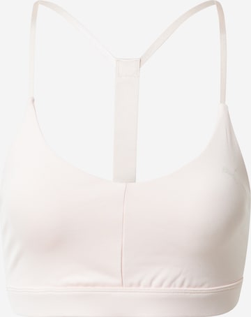 PUMA Bustier Sport bh in Beige: voorkant