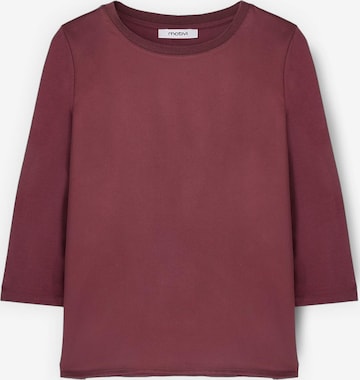 T-shirt MOTIVI en rouge : devant