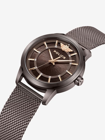 POLICE Analog Watch 'RAHO' in Brown
