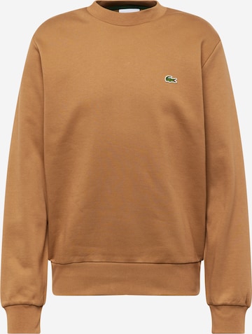 LACOSTE Sweatshirt in Brown: front