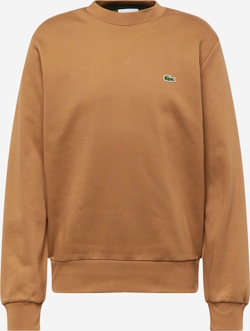 LACOSTE Sweatshirt in Braun: Vorderseite