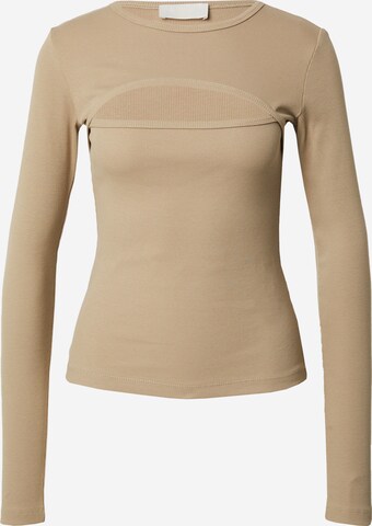 T-shirt 'Dorina' LeGer by Lena Gercke en beige : devant