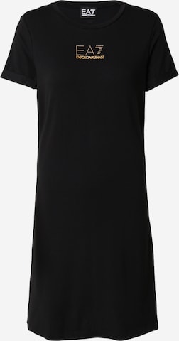 Rochie de la EA7 Emporio Armani pe negru: față