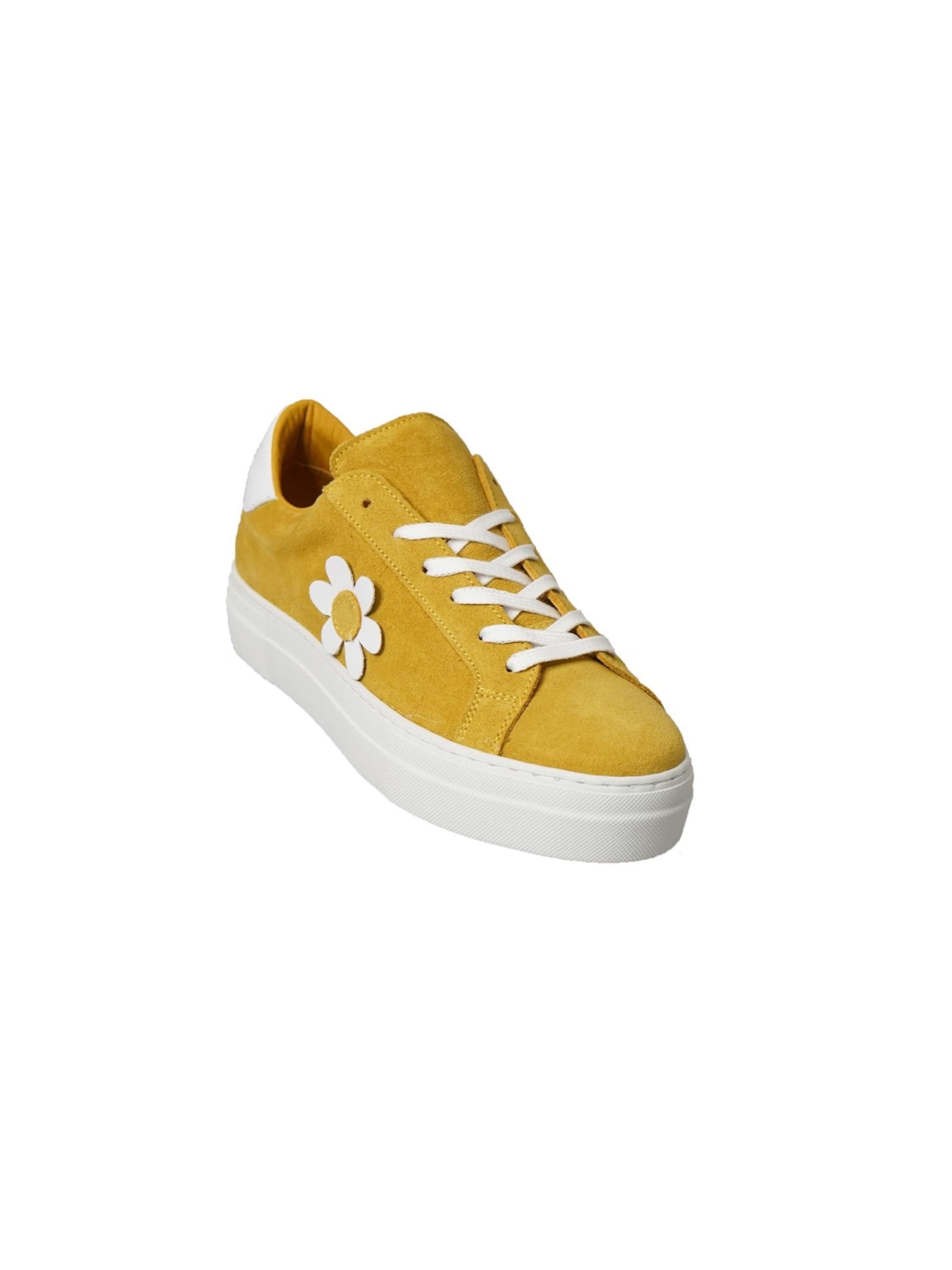 Baskets basses 'Florea Shoes' Yoxeone en jaune : devant