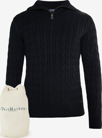 Pull-over DreiMaster Vintage en noir : devant