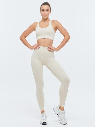 DRILLS Apparel Bustier Sport bh 'XFUNCTION Racer Bra' in Beige